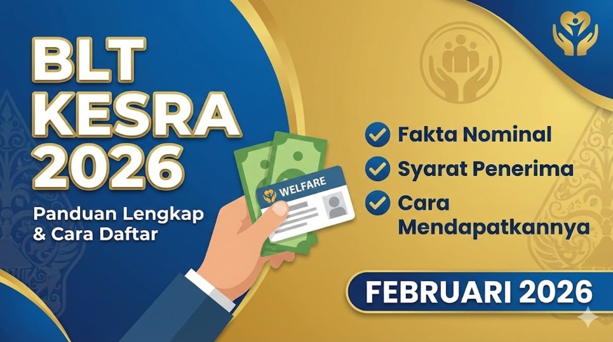 BLT Kesra 2026: Fakta Nominal, Syarat Penerima, dan Panduan Lengkap Cara Mendapatkannya Februari 2026