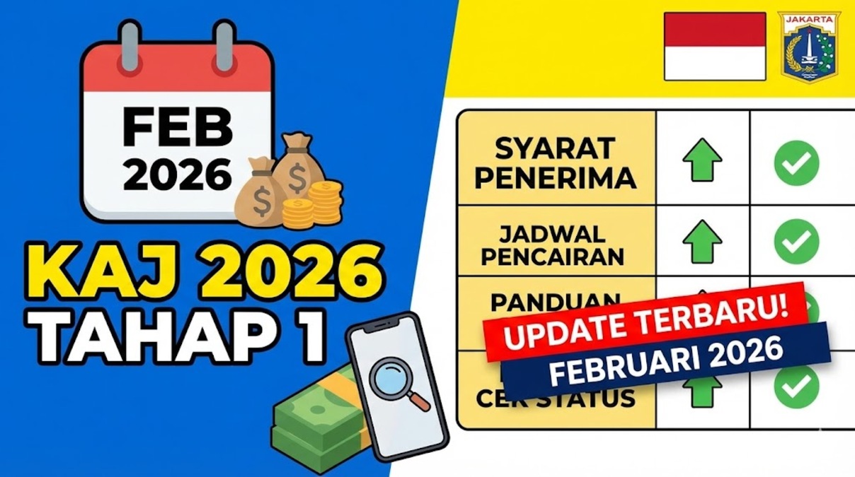 Bansos KAJ 2026 Tahap 1: Jadwal Pencairan, Syarat Penerima, dan Panduan Cek Status Terbaru Februari 2026