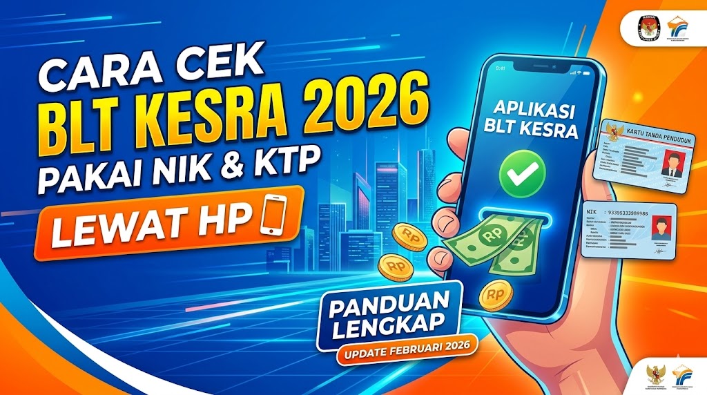 Cara Cek BLT Kesra 2026: Panduan Lengkap Pakai NIK dan KTP lewat HP