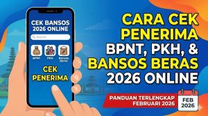 Cara Cek Penerima BPNT, PKH, dan Bansos Beras 2026 Online Lewat HP: Panduan Terlengkap Februari 2026
