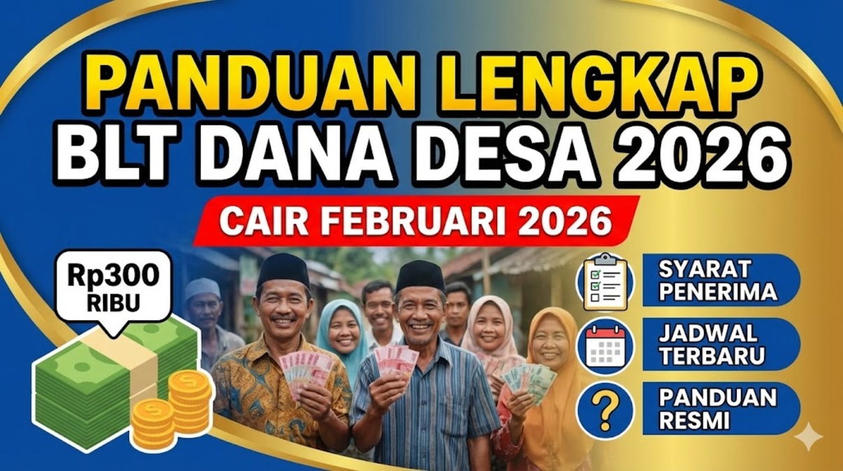 Panduan Lengkap BLT Dana Desa 2026: Syarat Penerima, Nominal Rp300 Ribu, dan Jadwal Pencairan Terbaru Februari 2026