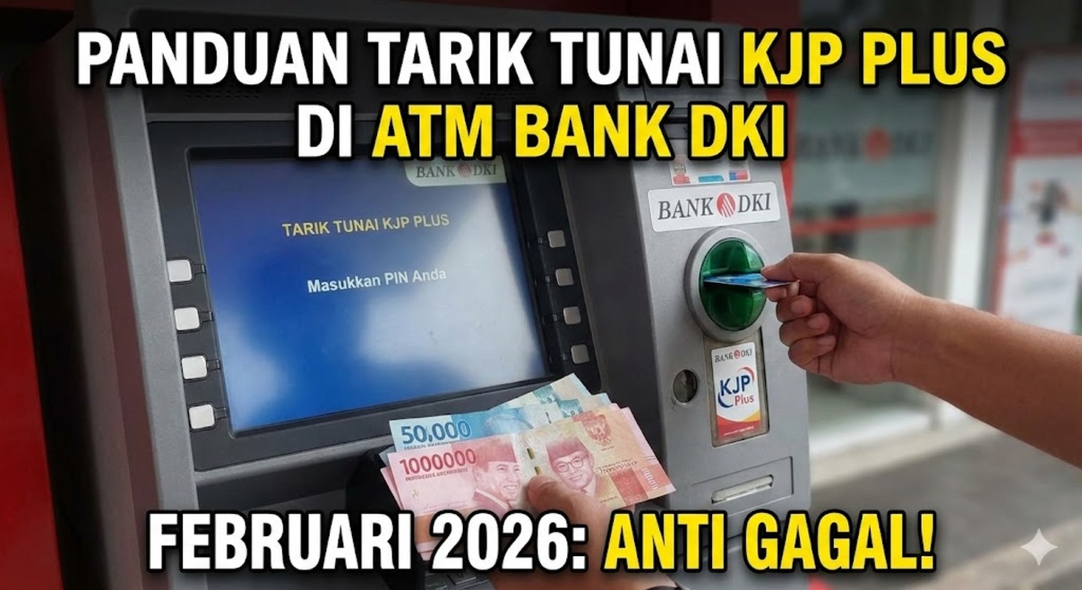 Panduan Tarik Tunai Dana KJP Plus di ATM Bank DKI Februari 2026: Langkah Aman dan Anti Gagal