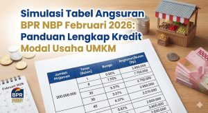 Simulasi Tabel Angsuran BPR NBP Februari 2026: Panduan Lengkap Kredit Modal Usaha UMKM