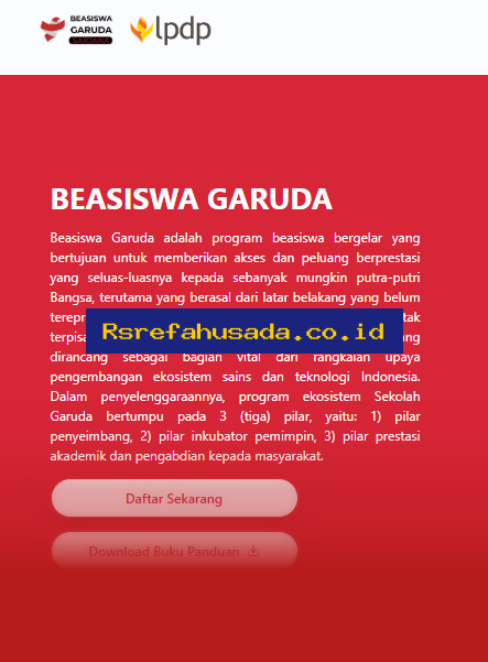 Beasiswa Garuda 2026 Resmi Dibuka, Simak Syarat dan Jadwal Lengkapnya!