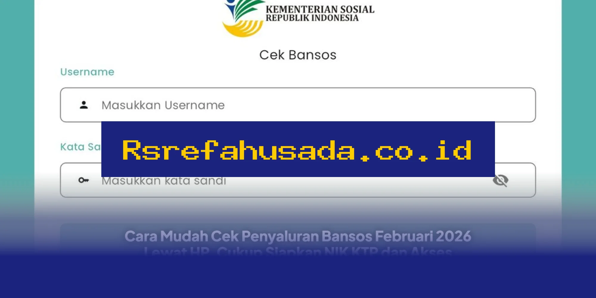 Cara Mudah Cek Penyaluran Bansos Februari 2026 Lewat HP, Cukup Siapkan NIK KTP dan Akses cekbansos.kemensos.go.id