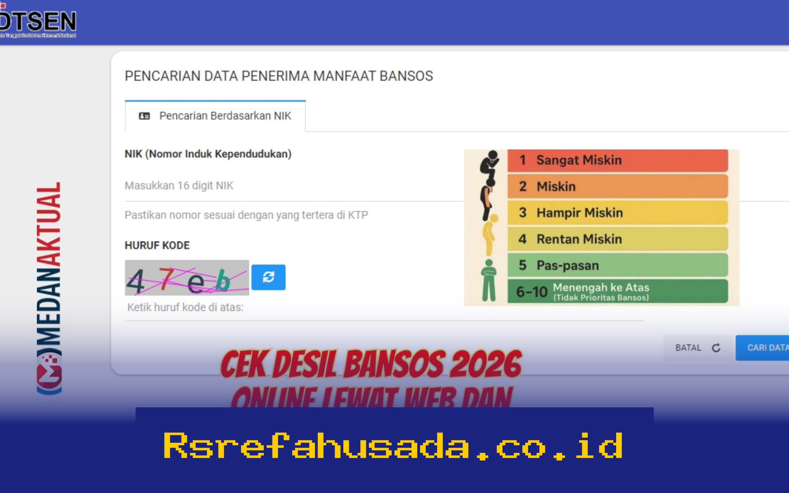 Cara Mudah Cek Desil Bansos 2026 Online via Web dan Aplikasi!