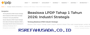 Daftar Beasiswa LPDP 2026 untuk Industri Strategis: Langkah Mudah Raih Kesempatan Ini!