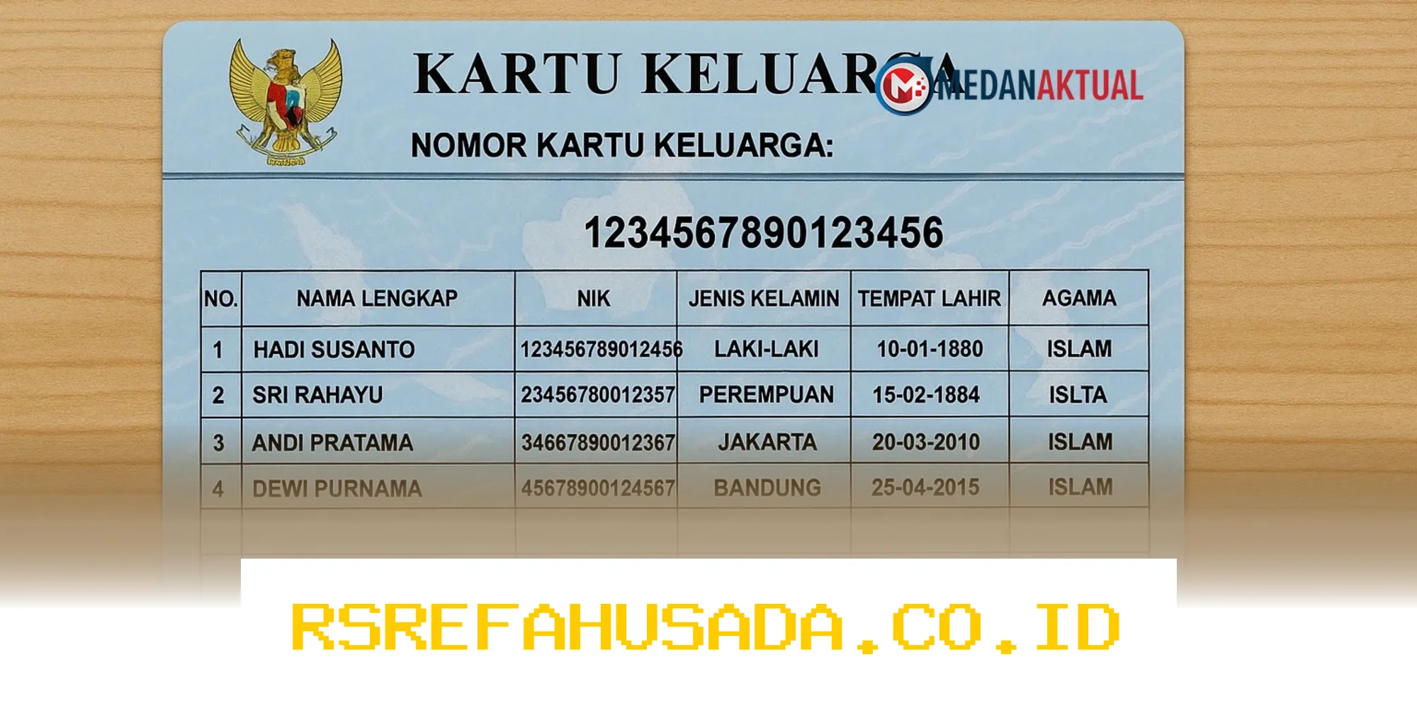 Download dan Cetak Kartu Keluarga Online Format PDF dengan Mudah!
